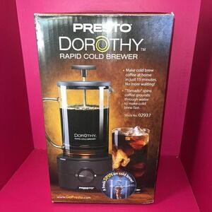 Presto Dorothy Rapid Cold Brewer Coffee Maker Electric Iced Brew Machine 02937